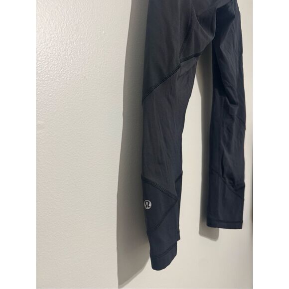 LULULEMON Pace Rival Leggings Women's Size 8 Crop 23” Inseam Black - Picture 6 of 10